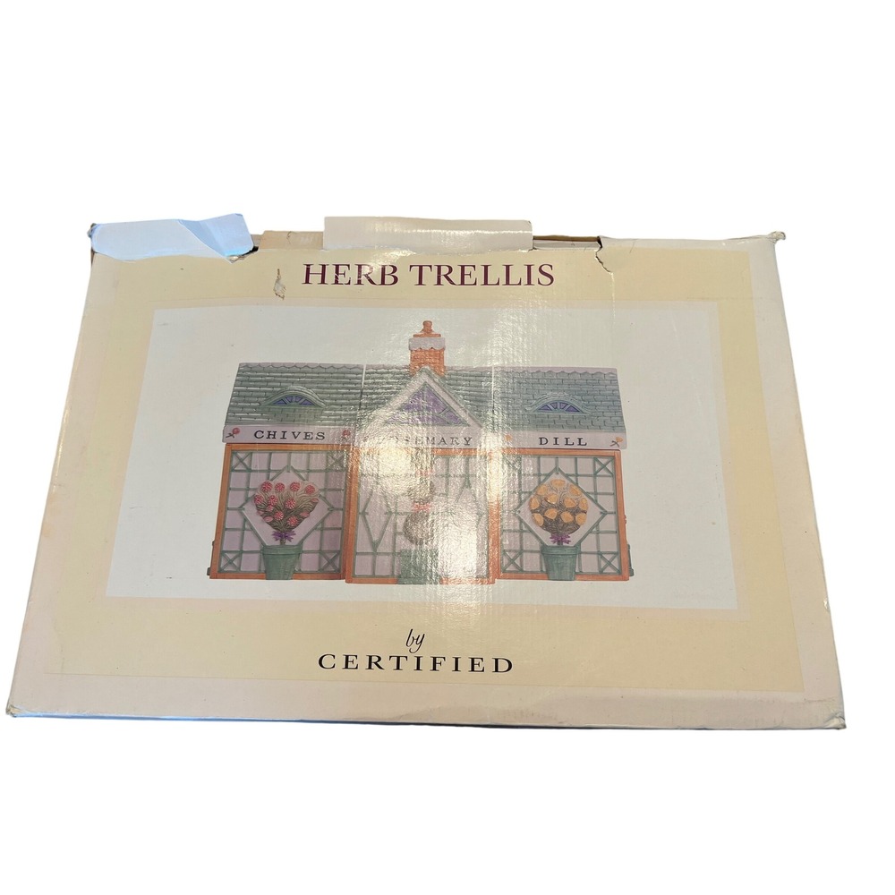 Certified International Herb Trellis‎ Canister Set Holly Holderman Greenhouse